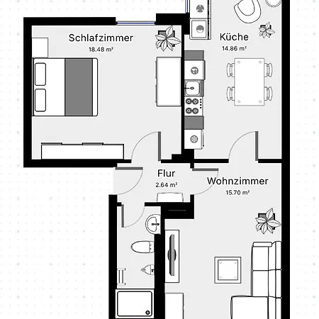 Altstadt Ankerplatz - Zentral, Modern, Wlan - Perfekt Fuer Paare Appartement *